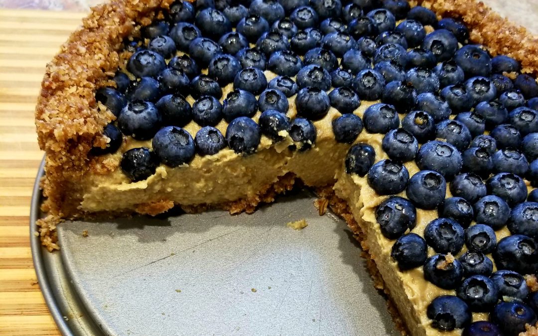 Blueberries & Cream No-Bake Vegan Tarte