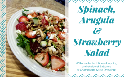 Spinach, Arugula & Strawberry Salad